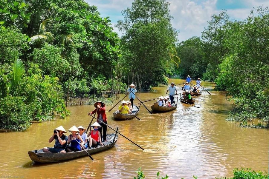 The flood season is a good time to visit the mekong delta