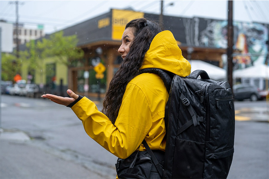  Choose ponchos or raincoats that are lightweight and breathable