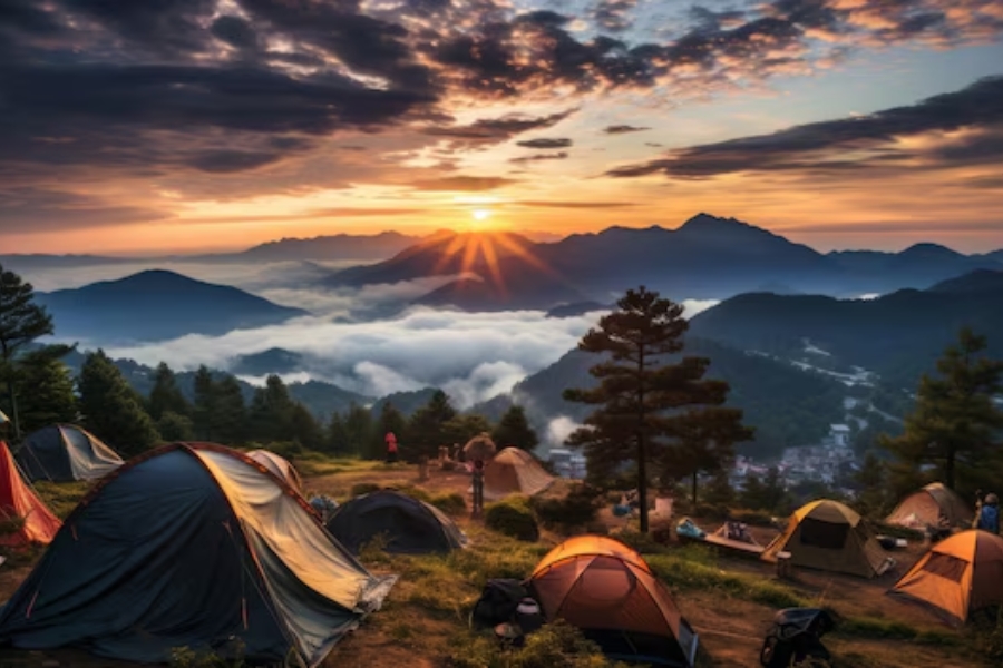 Sunrise at Phu Thap Boek, Thailand