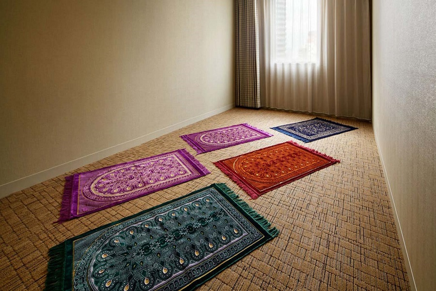Muslim Prayer Room for guests at a muslim-friendly hotel