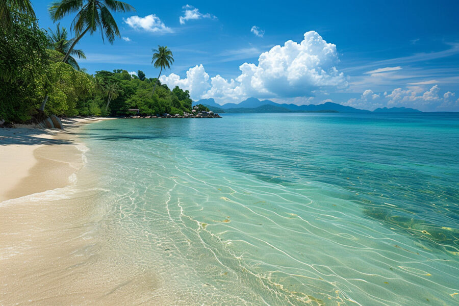 White-sand, blue-water beaches have attracted tourists to two countries. Photo: Five Stars Thailand