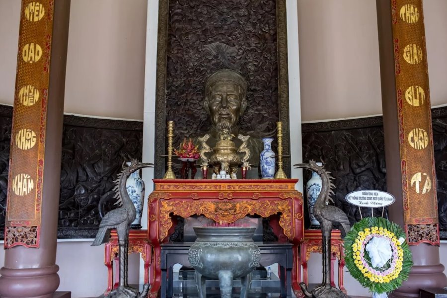 The memorial altar of Nguyen Dinh Chieu