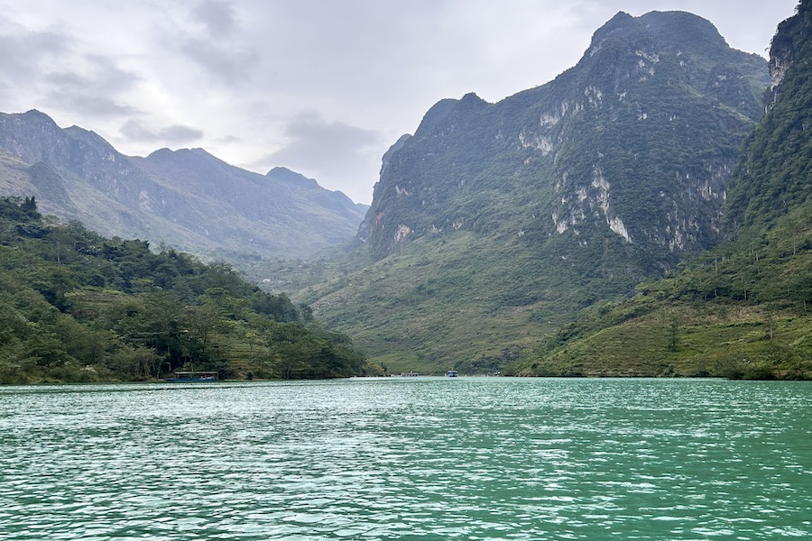 Emerald green water of Nho Que river is no filter needed @Salm