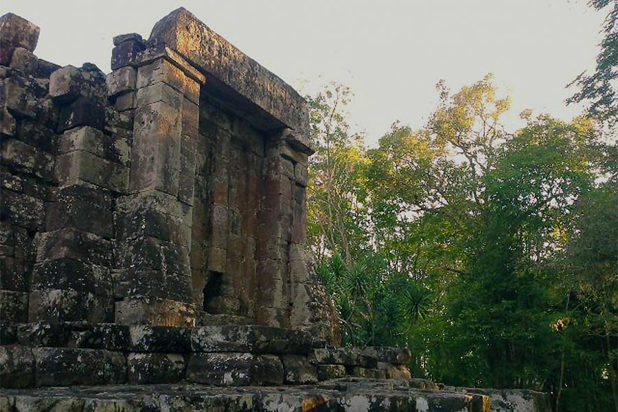 The ancient ruin Phra That Phu Pek, Sakhon Nakhon