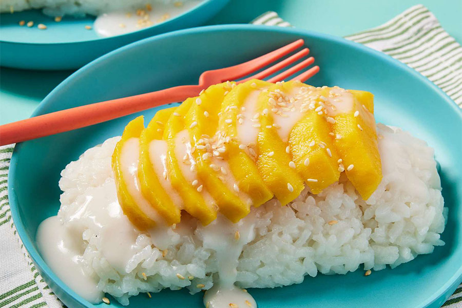 Mango sticky rice, Buriram