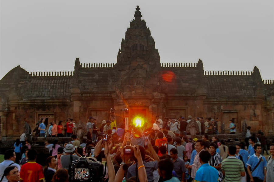 Equinox event in Phanom Rung Historical Park