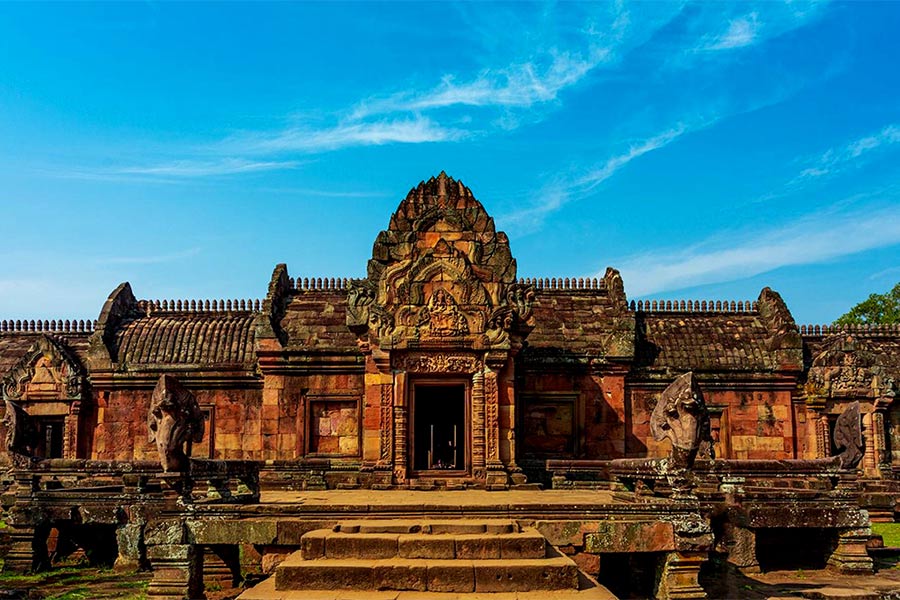 The front of Phanom Rung Temple