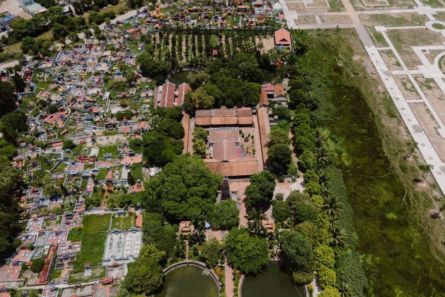 Panoramic view of Pho Minh Pagoda