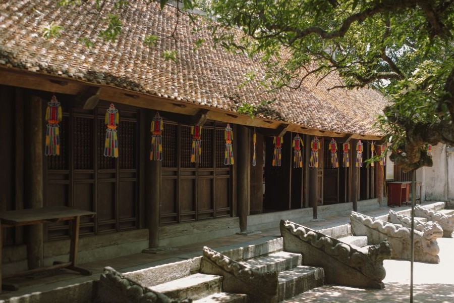 Peaceful meditation space at Pho Minh Pagoda
