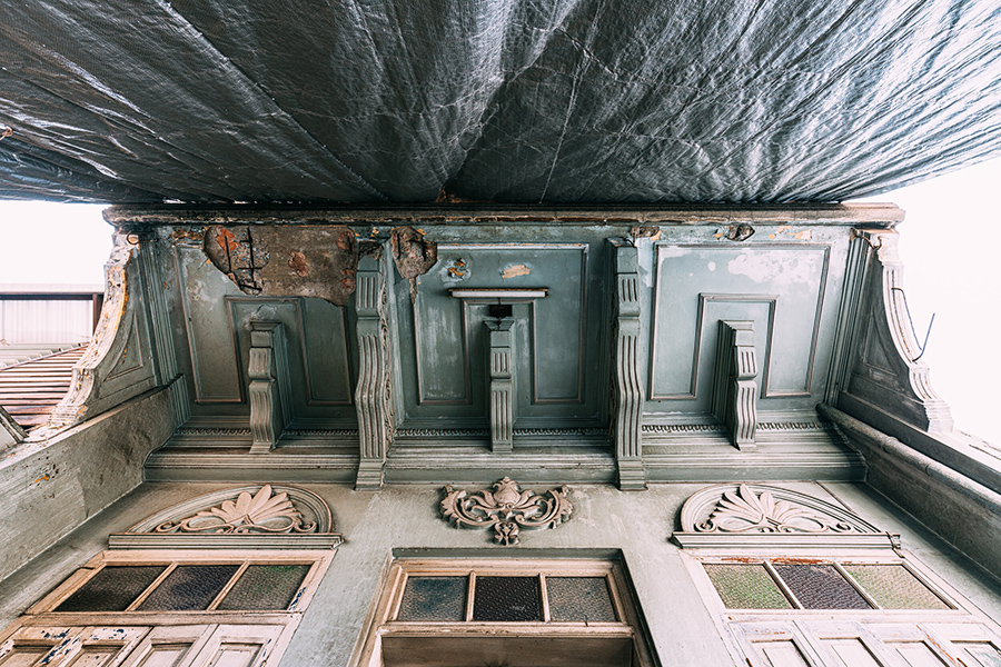 The unique architecture of Potong Restaurant