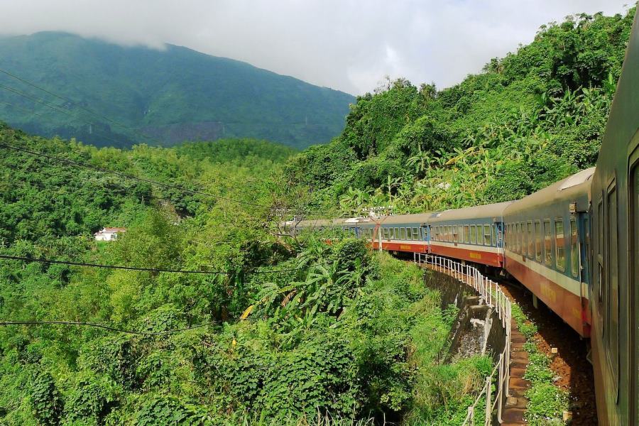 reunification express vietnam train hai van pass