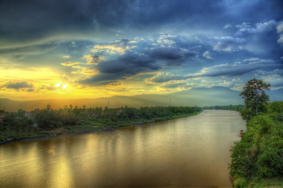 Sekong River in Laos