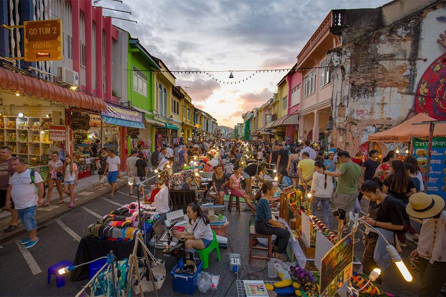 The Phuket Weekend Market - Southern Thailand