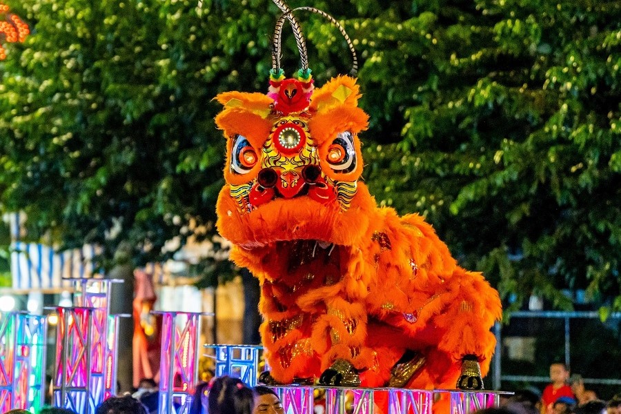 Lion Dances are an indispensable part of the festival