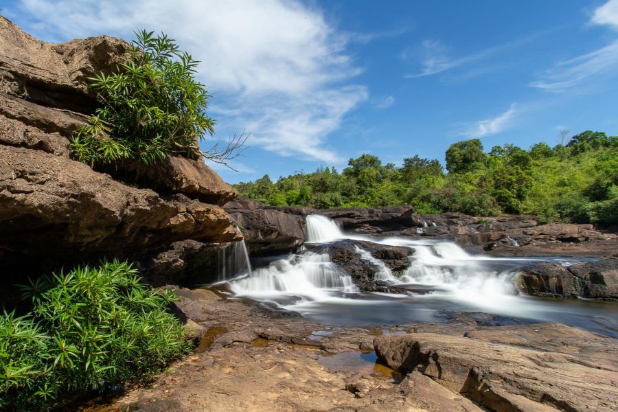 Tatai Waterfall is a great place to relax, cool off, and enjoy the beauty of nature