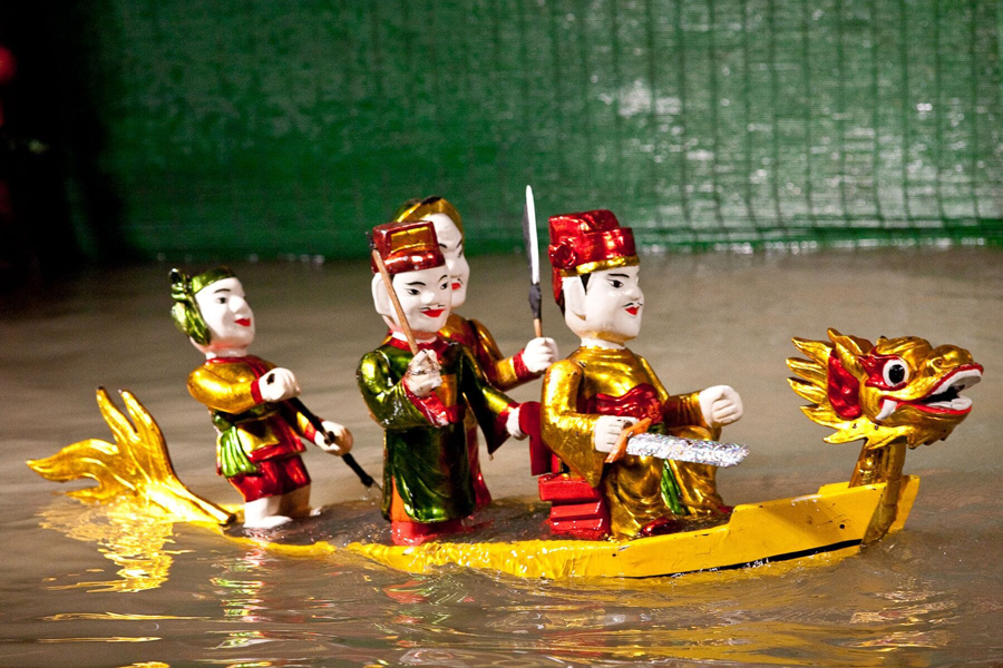 Tet Holiday in Hanoi: Water Puppet Show
