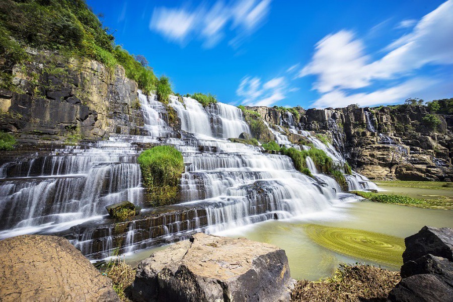 If you’re drawn to Da Lat’s wild, untouched beauty, Pongour Falls is a spot you don’t want to skip