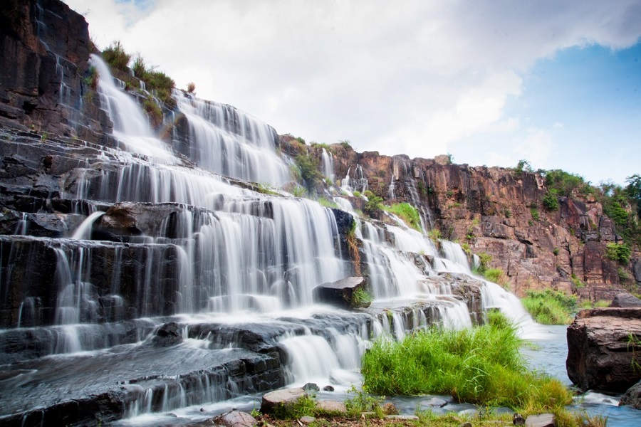 Pongour Falls is located in Lam Dong Province