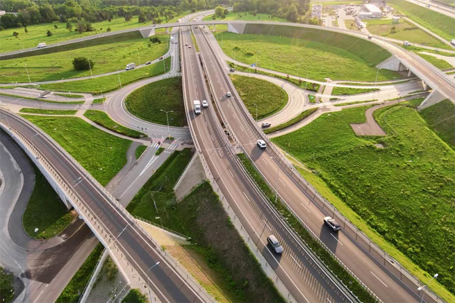 A Thailand's road network