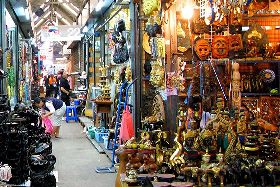 A mini shop in the Chatuchak Weekend Market