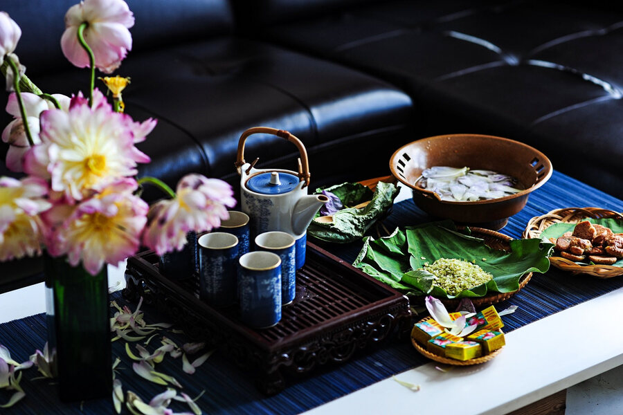 Lotus tea is considered a representative tea of ​​Vietnamese tea culture