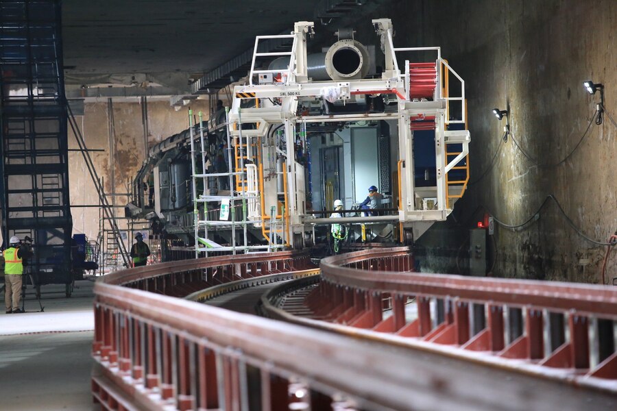 Subway stations are being constructed 19 meters underground. Source: Ta Hai