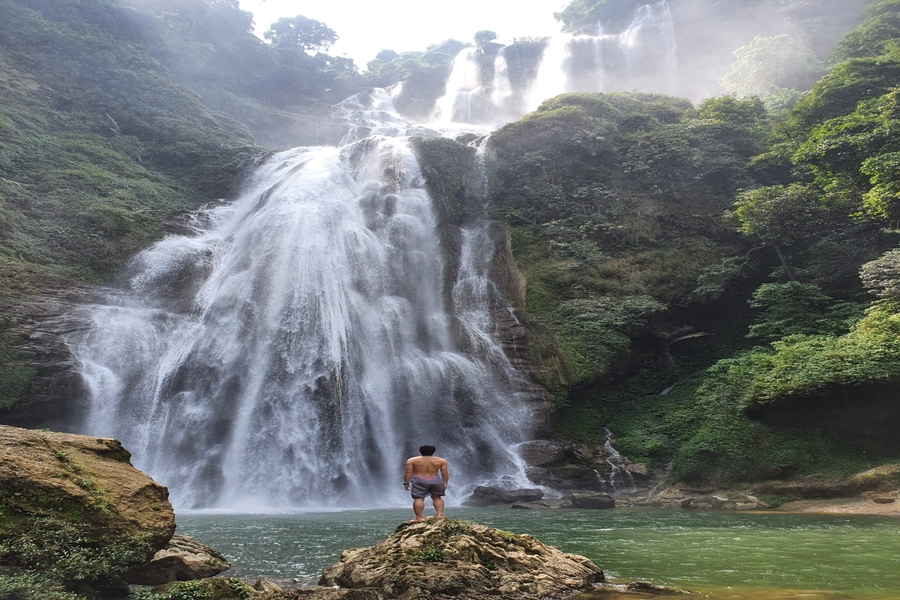Khuoi Nhi Waterfall also serves as a natural source of fresh water. Source: Travel Up