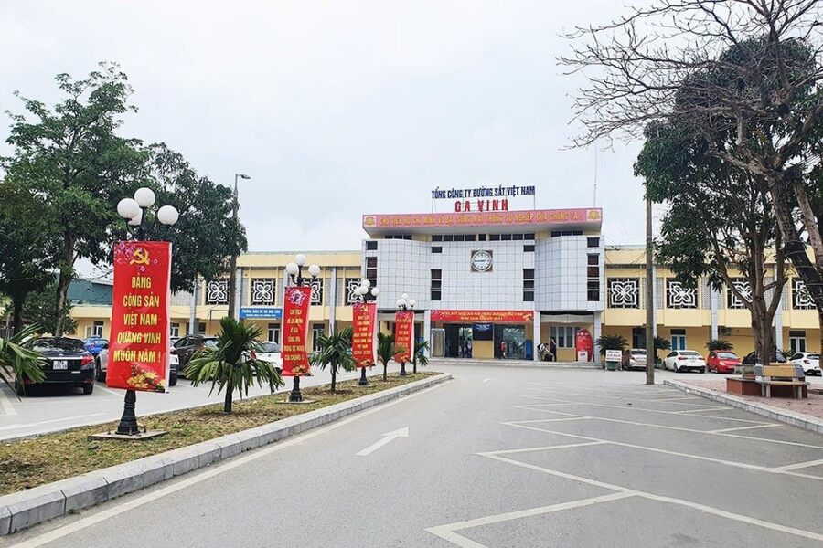 Vinh Station was built with modern facilities. Photo: Vietnamnet