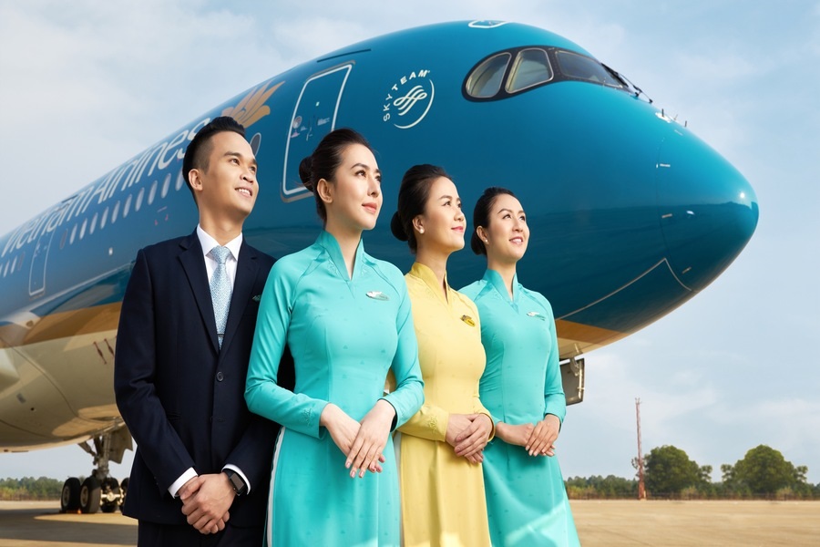 Vietnam Airlines has direct flights to more than 30 countries. Photo: Vietnam Airlines