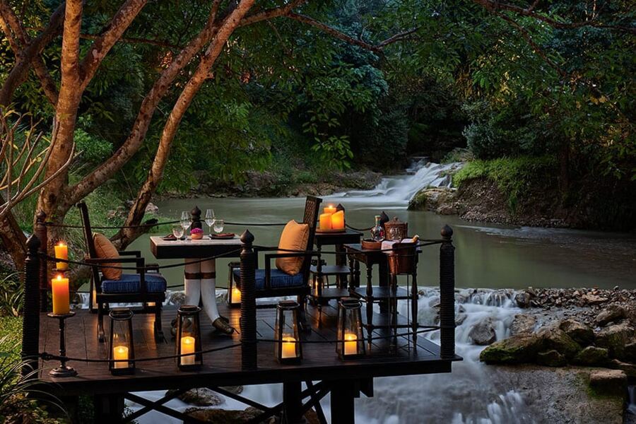 unforgettable forest dining experience at Rosewood Luang Prabang, Laos