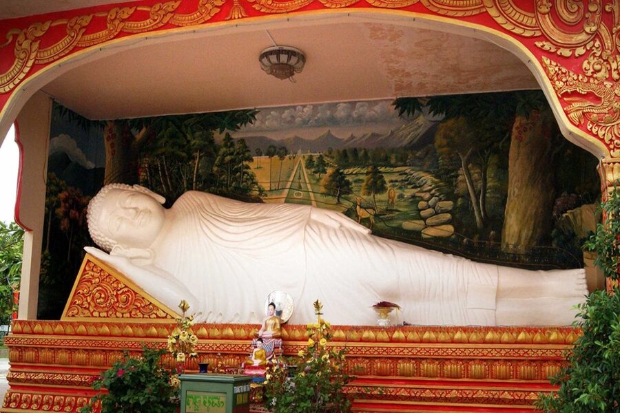 The Nirvana Buddha idol is one of the pagoda's highlights