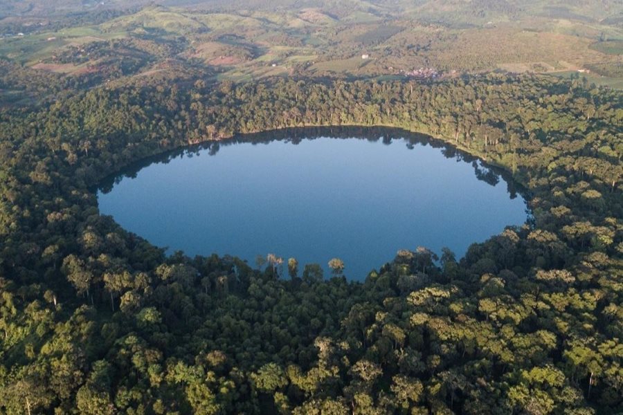 Yeak Laom Lake is a popular tourist destination