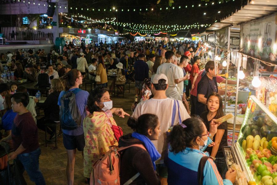  lively night market in Luang Prabang