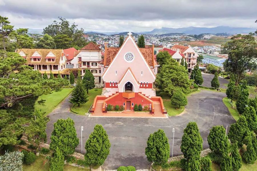 Domaine de Marie Church served as the main convent for over 50 nuns