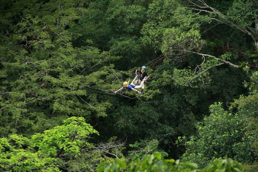 Glide through the treetops with Flying Hanuman – a must-try for healing travel Thailand seekers.