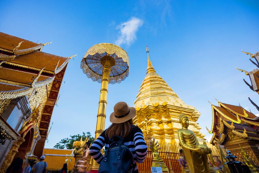 Cool mornings and scenic views in Chiang Mai — the perfect start to your Thailand vacation this time of year.