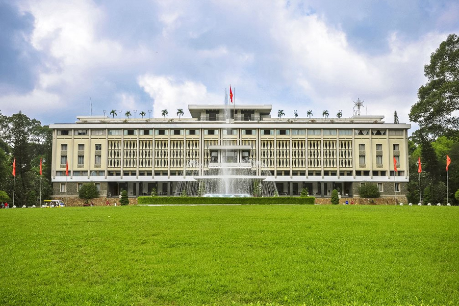 The Reunification Palace in Saigon, a testament of history