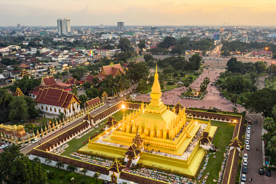 Vientiane, the capital of Laos