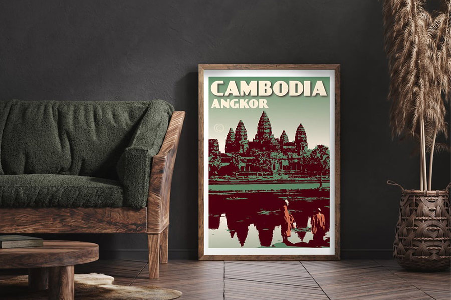 Cambodia Gifts: Prints, Paintings, and Postcards