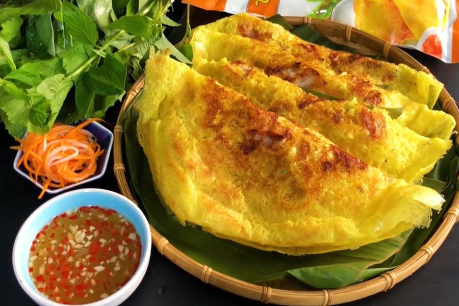 Food culture in Vietnam - Banh xeo