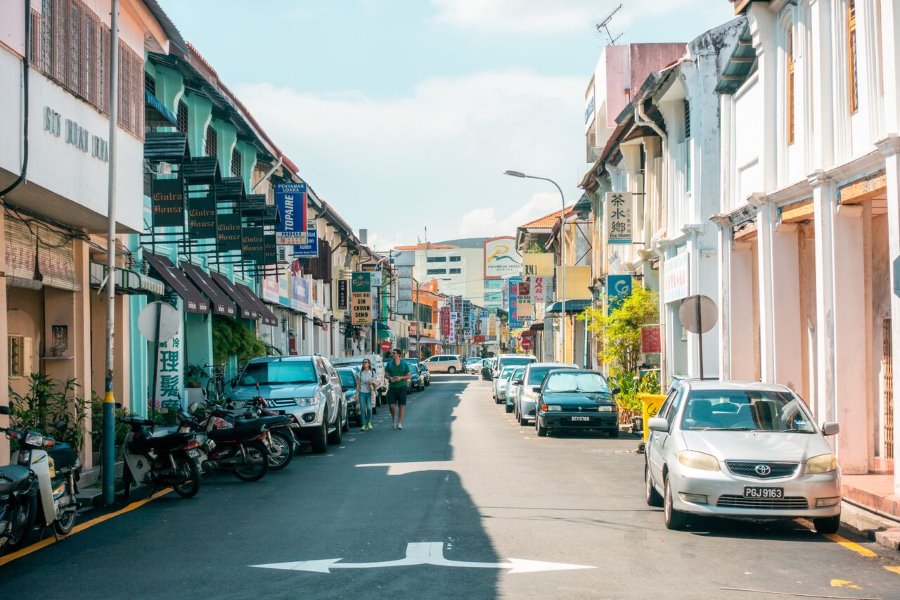 George Town is located on Penang Island, Malaysia