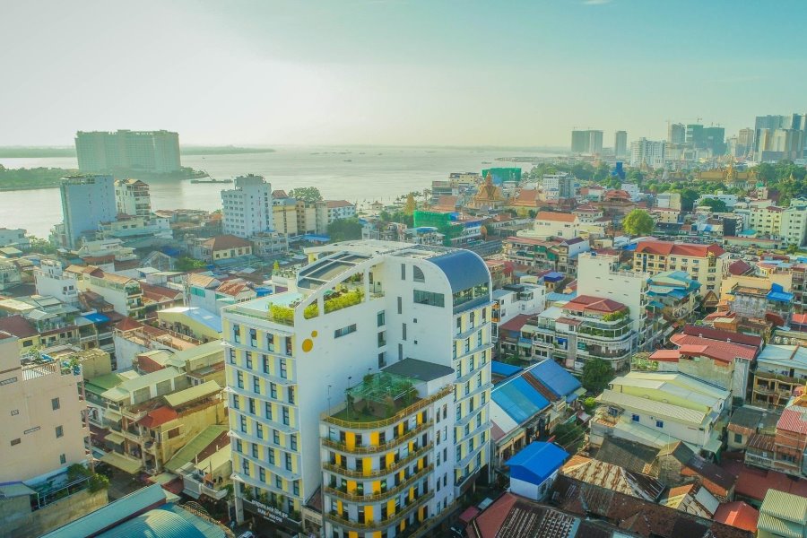 Luxury hotel in central Phnom Penh&nbsp;
