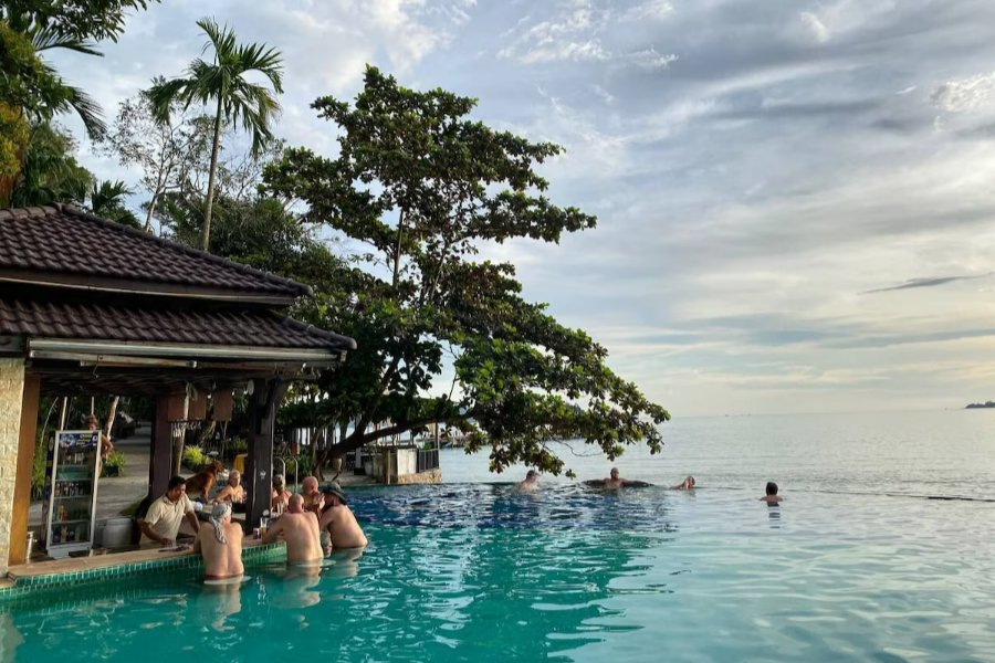 Watching sunset in Koh Rong&nbsp;