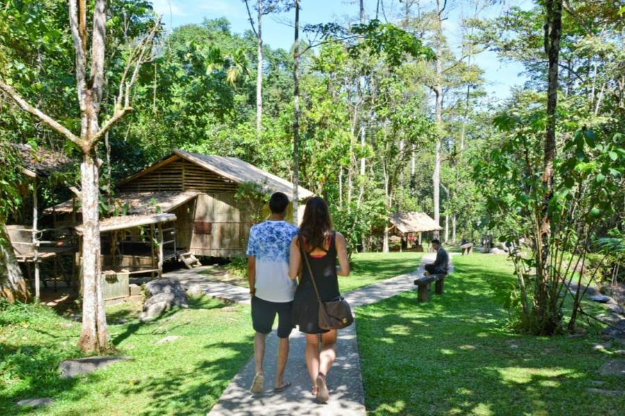 Wander around the ethnic village