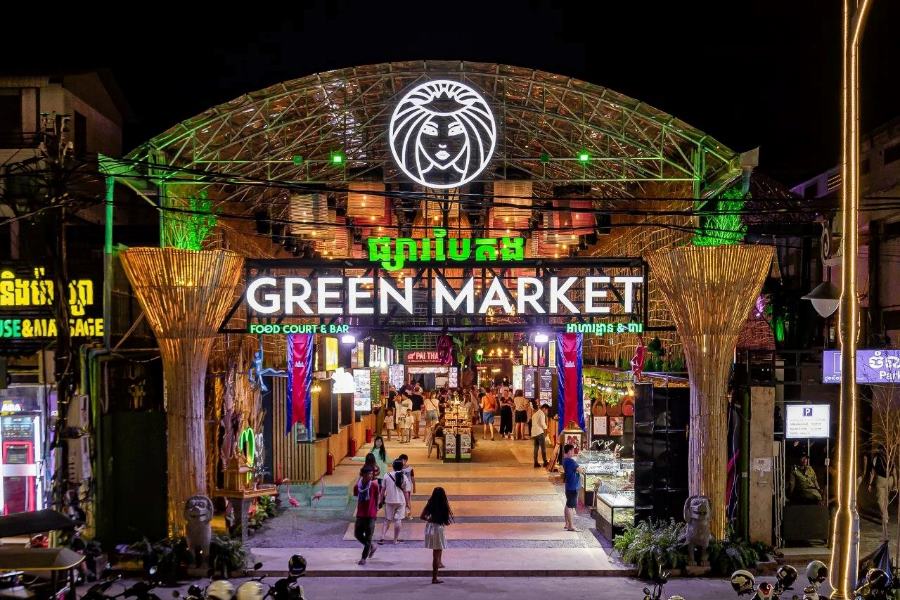 Green Market - a culinary destination in the Heart of Siem Reap (Source: Bettercambodia)