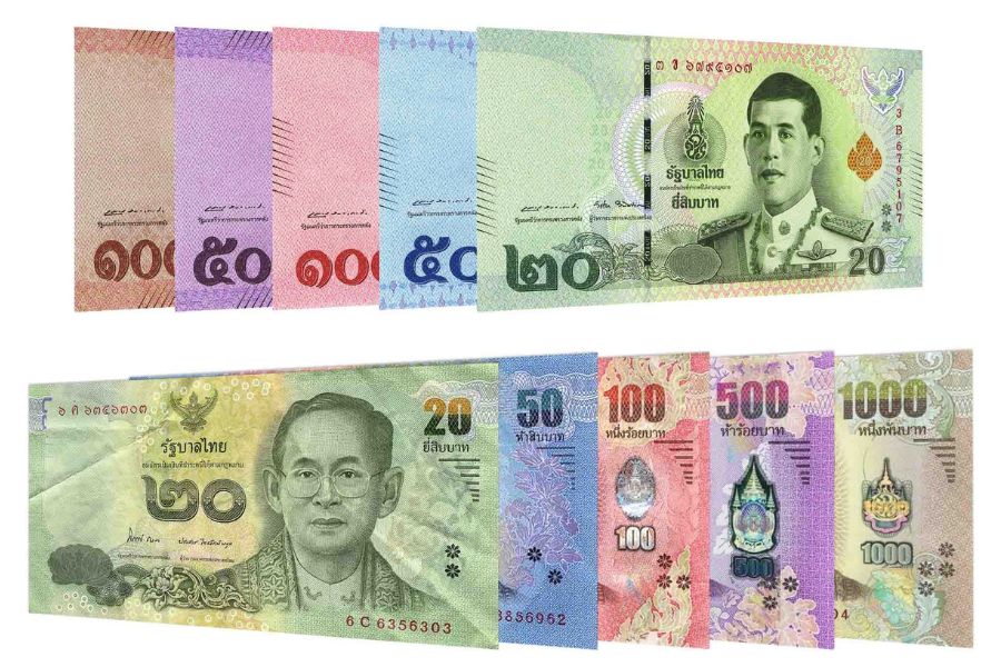 Thailand's currency: Designs of banknotes