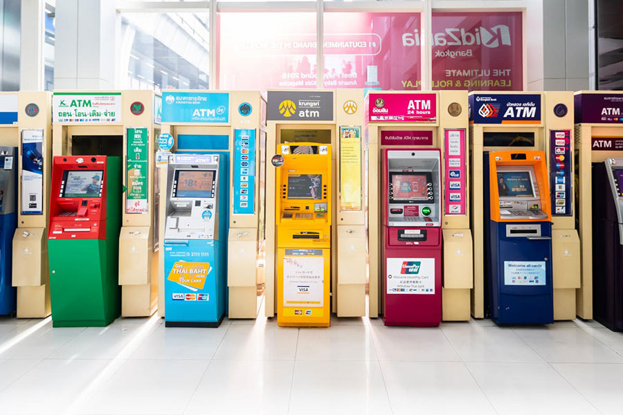Thailand's currency: ATMs