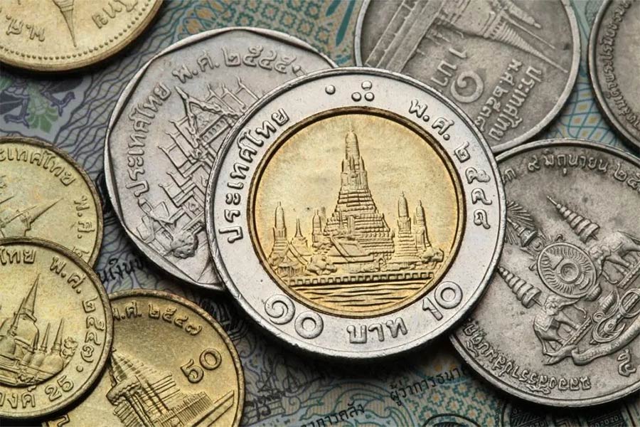 Thailand's Currency: Baht coins