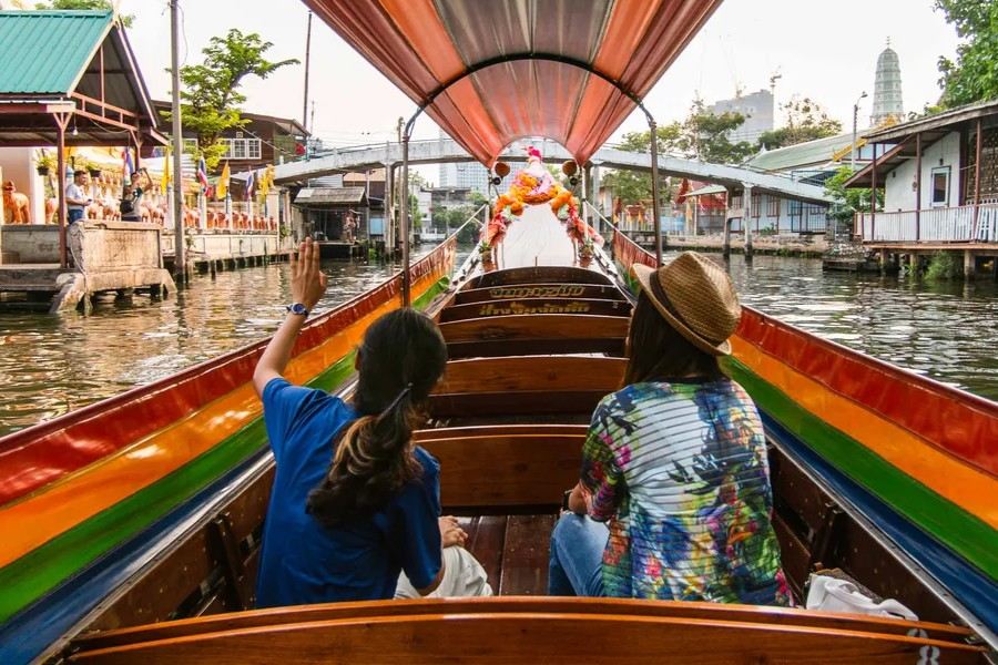 Boat Ride to Wat Arm