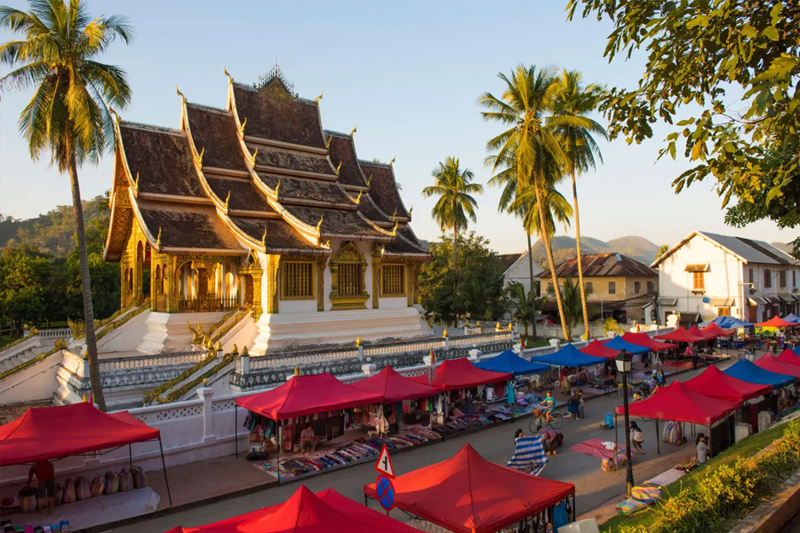 Luang Prabang - recognized as a UNESCO World Heritage Site in 1995